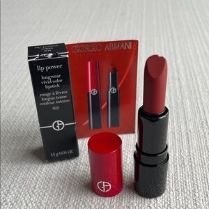 Giorgio Armani Lip Power Vivid Red Lipstick mini - 405 sultan